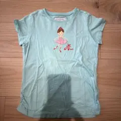 ミキハウス　リーナちゃん　ミントグリーン　半袖　カットソー　tシャツ 120
