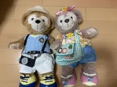 香港ディズニー ダッフィー シェリーメイ ぬいぐるみ キーチェーン