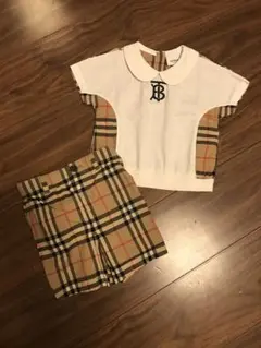 バーバリー セットアップ Tシャツ パンツ 襟付きTシャツ ハーフパンツ