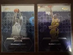 2002-03 Topps Finest Jordan&Kobe set