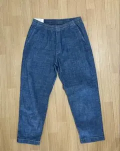 UNIQLO イージーリラックスアンクルパンツ ブルー L