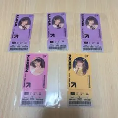 FRUITS ZIPPER ららぽーと　ステッカー5枚セット