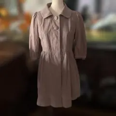 薄いピンクベージュのトレンチコートMのサムネイル