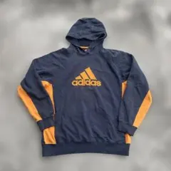 00s adidas刺繍ロゴパーカーtech系Y2Kレギュラーarchive