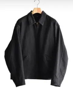 ●新品【comoli】26ss ブラックデニムジップショートジャケット サイズ3