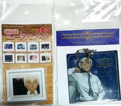 名探偵コナン　安室透　ミュージアムバッジ＋アクリルキーホルダー　2点セット