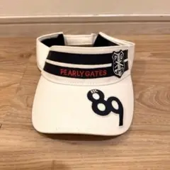 PEARLY GATES ホワイトバイザー EST.89