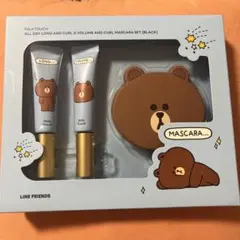 LINE FRIENDS ミルクタッチ マスカラ ブラック