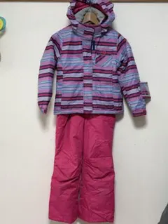 子ども用 スキーウェア ストライプ