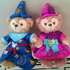 【ぬいば】ダッフィー＆シェリーメイ復刻版ぬいぐるみバッジ