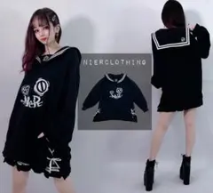 NieR clothing セーラーPULLOVER クロ フリーサイズのサムネイル