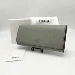 フルラ　FURLA 長財布　二つ折り　未使用品　グレー　付属品完備