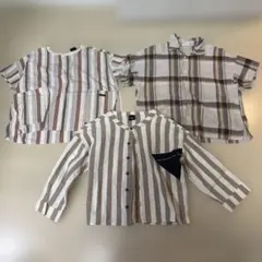 オシャレ　シャツ　3点セット　120