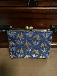 鳳凰柄　　和柄　がま口二つ折り財布