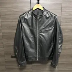 FORTIME フォータイム シングルライダースジャケット 羊革 ブラック XL