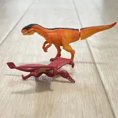 カプセルアニア 恐竜 2体セット(アロサウルスの子ども&ランフォリンクス)のサムネイル