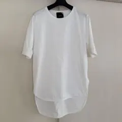 ATON ラウンドヘム 半袖Tシャツ ホワイトのサムネイル