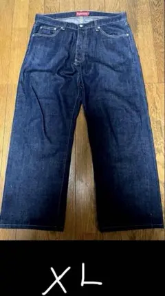 美品 Supreme セルビッジスリムジーンズ 