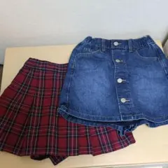 ユニクロ　スカッツ　110