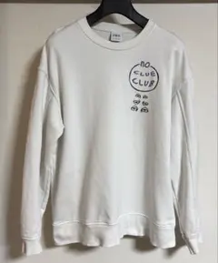 ZARA グラフィックプリント スウェットシャツ no CLUE CLUB L