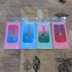 セーラームーン キーホルダー 4個セット ローソン　限定