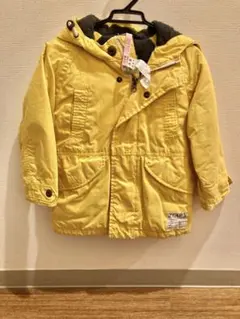 GAPアウター⭐︎ダウンジャンパー⭐︎黄色⭐︎内側フリースで温か⭐︎100⭐︎撥水防虫加工