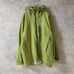 あ*ー様 montbell グリーンジャケット　中のメッシュ部分ポロポロ取れます