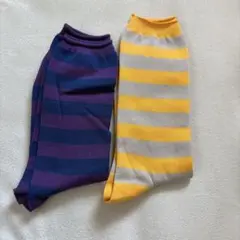 j.s luxe toes ストライプソックス 2足セット