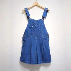★日本製 orSlow デニム ワイド ショート サロペット オーバーオールのサムネイル