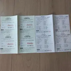 【最新】日本航空株主優待券8枚 (共通優待券4枚、 ホテル割引券4枚)♦匿名配送のサムネイル