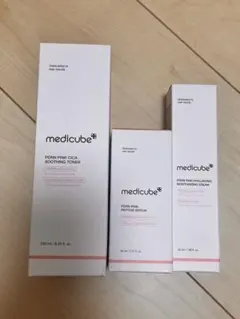 メディキューブ PDRNピンクアンプル トナー クリーム