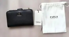 新品未使用・FURLA・レディース2つ折り財布M ・NEROのサムネイル