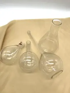 カワムラ等　ガラス フラスコ 丸フラスコ　ナスフラスコ　三角フラスコ等まとめて