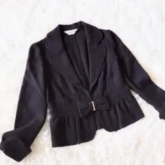 ペイトンプレイス　ジャケット　金具　ウエストリボン　絞り　シェイプのサムネイル