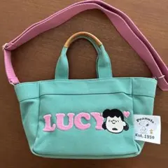 スヌーピー　ルーシー　LUCY トートバッグ