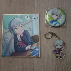 プロジェックトセカイ　プロセカ　日野森志歩　缶バッジ・アクリルキーホルダーセット