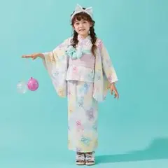 メゾピアノ ストライプシェル柄 浴衣 - メルカリ