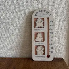昭和レトロ✴︎BONNYTOT赤ちゃん木製室内温度計