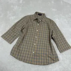 ♦︎新品同様♦︎BURBERRY GOLF♦︎チェック柄♦︎シャツ♦︎ブラウス♦︎M