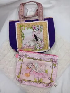 ロラライハリス トートバッグとポーチセット