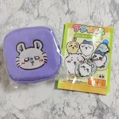 ちいかわ モモンガ 星型カラビナ付き刺繍スクエアミニポーチ アクリルキーホルダー