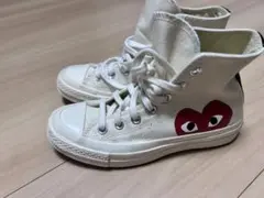 コンバース コム・デ・ギャルソンスニーカー ホワイト