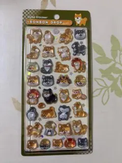 k*e様 【新品未使用】正規品！！和柄 ボンボンドロップシール 柴犬 クーリア