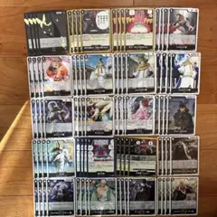 ワンピースカード受け継がれる意志　黒　イムデッキパーツ80枚セット