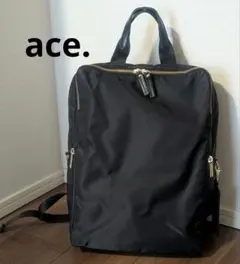 ace. エース スリファム レディース ビジネスリュック ブラック黒