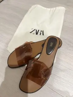ZARA ブラウン サンダル 36のサムネイル