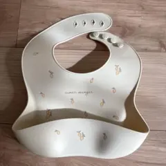 レモン柄シリコンお食事エプロン