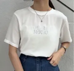 コラージュガリャルダガランテ 前後2WAYストレッチジョーゼットロゴTシャツのサムネイル