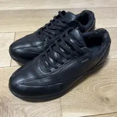 ミズノ　GORE-TEX 革　ブラック レザー スニーカー ファスナー付き