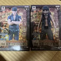 ワンピース DXF フィギュア ゾロ ルフィ FILM GOLD 2体